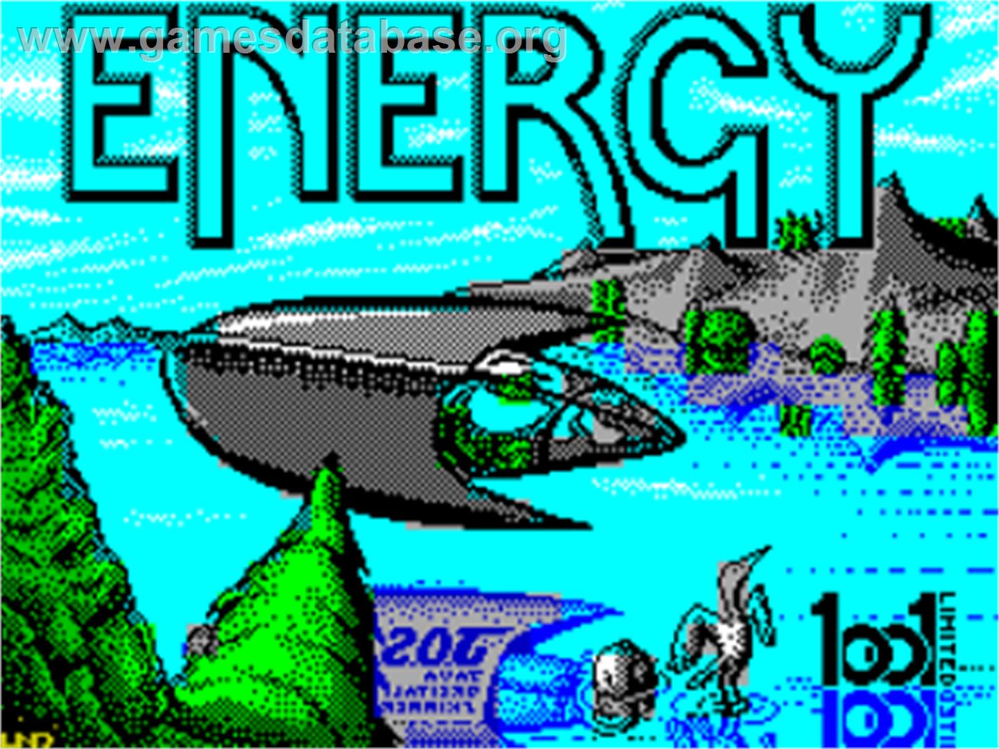 Energy Warrior - Sinclair ZX Spectrum - Artwork - Title Screen