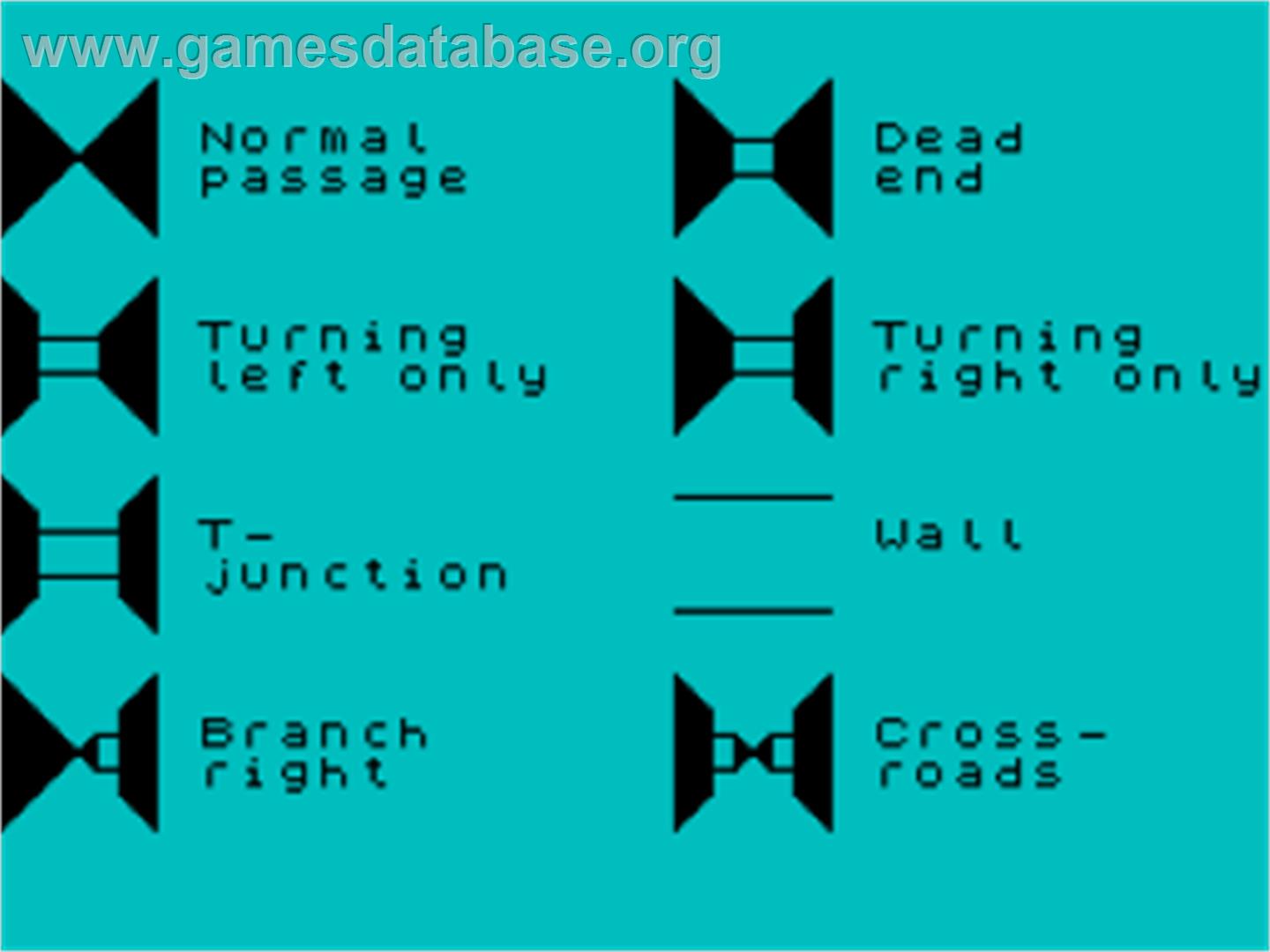 Escape From Omicron - Sinclair ZX Spectrum - Artwork - Title Screen