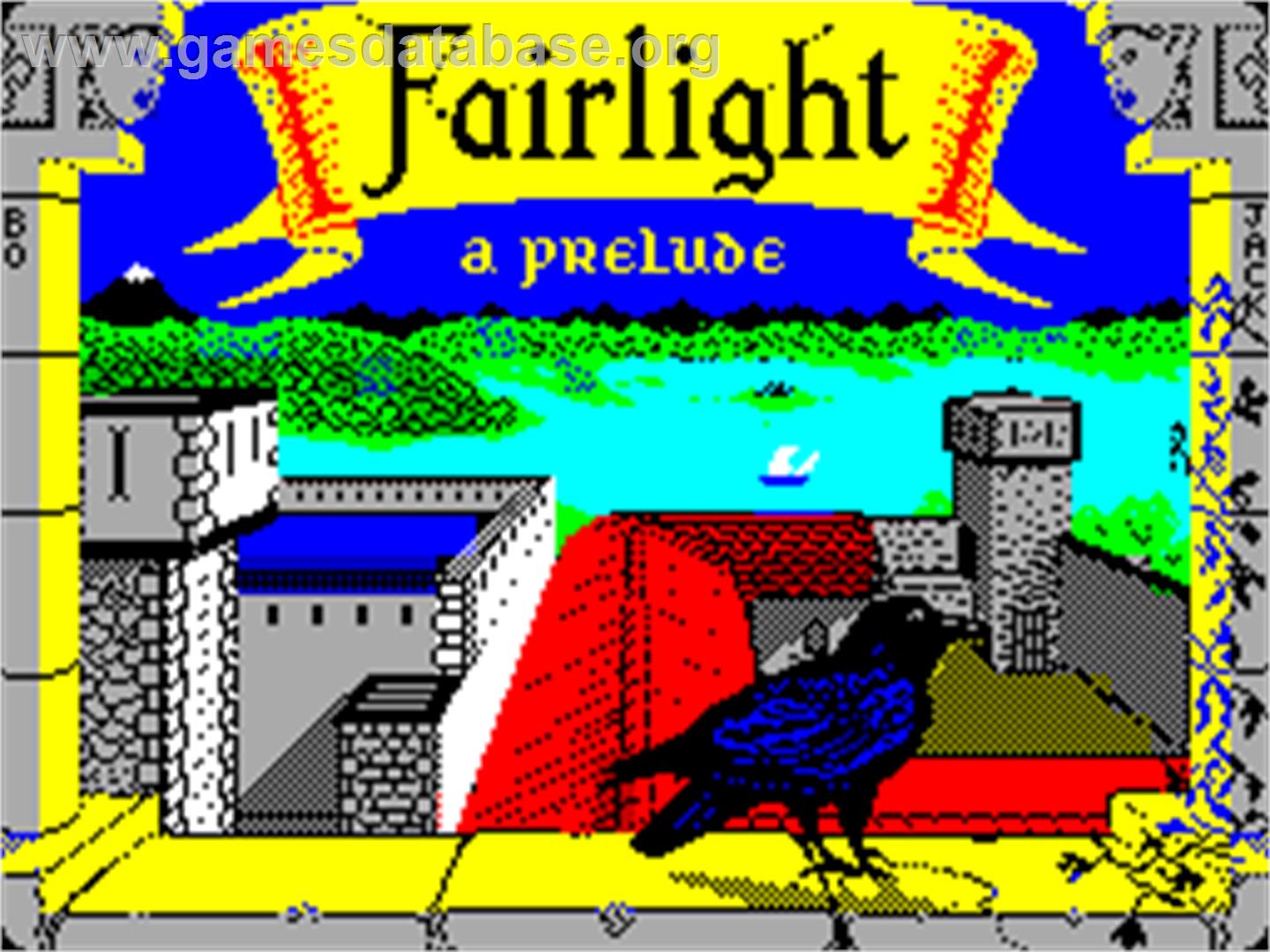 Fairlight: A Prelude - Sinclair ZX Spectrum - Artwork - Title Screen