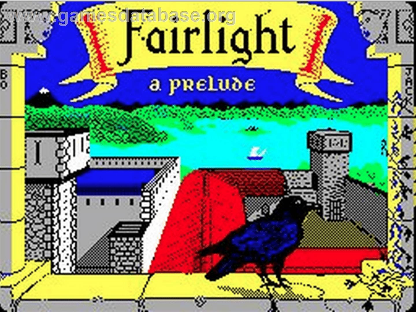 Fairlight - Sinclair ZX Spectrum - Artwork - Title Screen