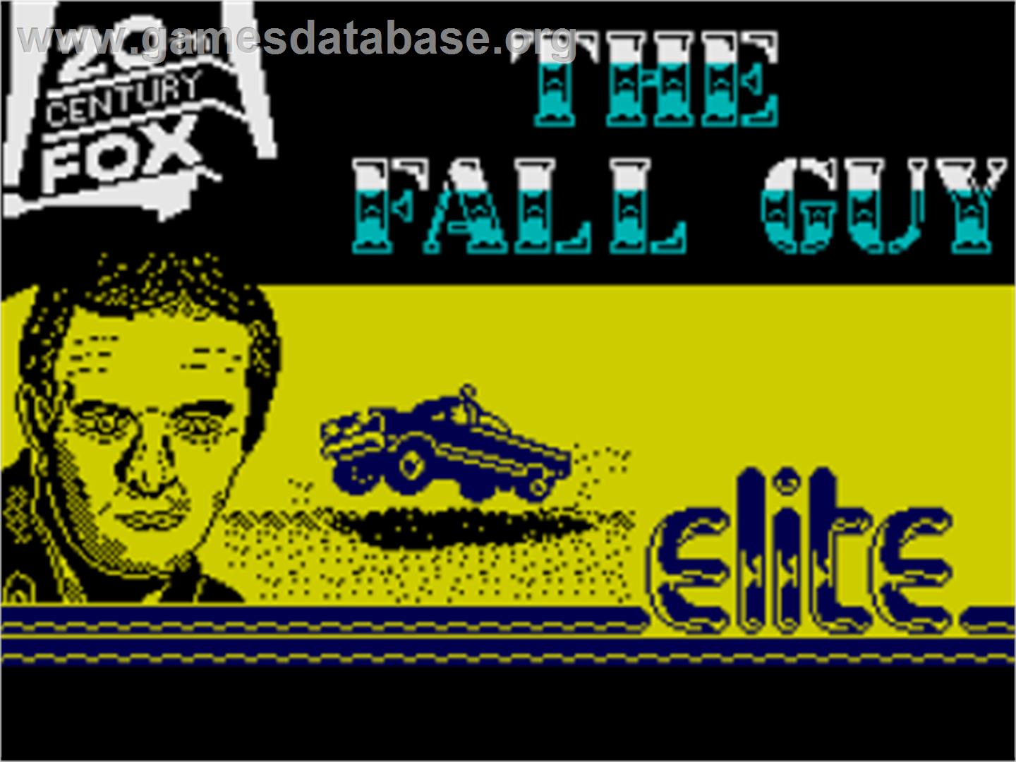 Fall Guy - Sinclair ZX Spectrum - Artwork - Title Screen