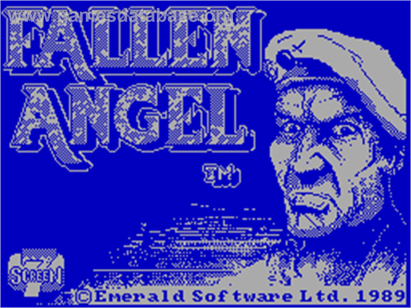 Fallen Angel - Sinclair ZX Spectrum - Artwork - Title Screen