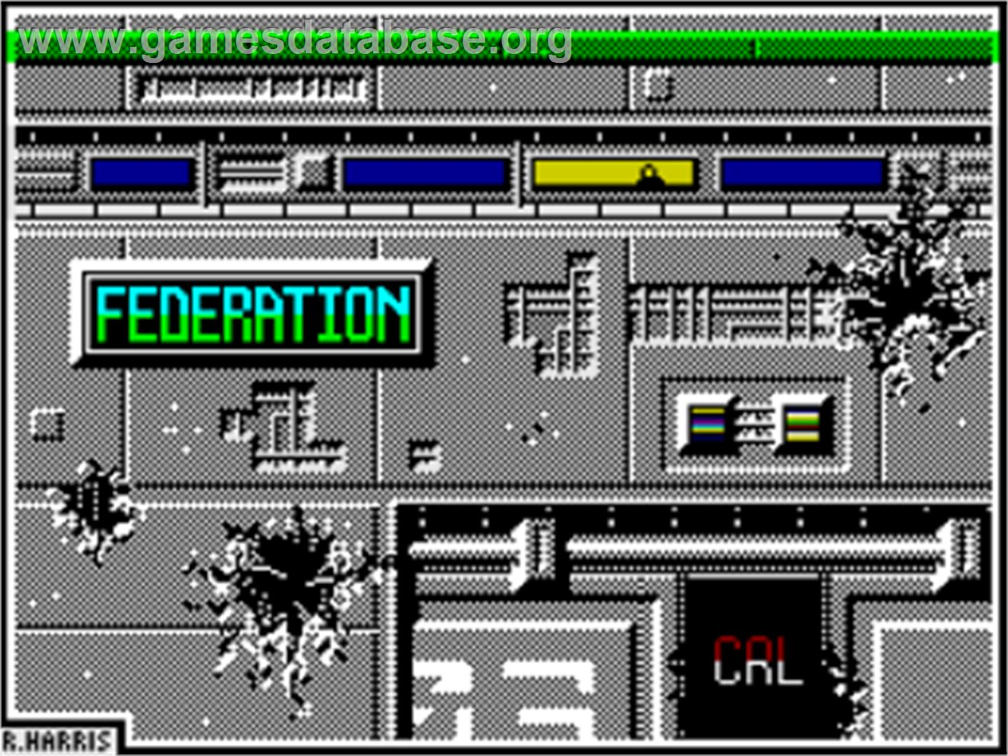 Federation - Sinclair ZX Spectrum - Artwork - Title Screen