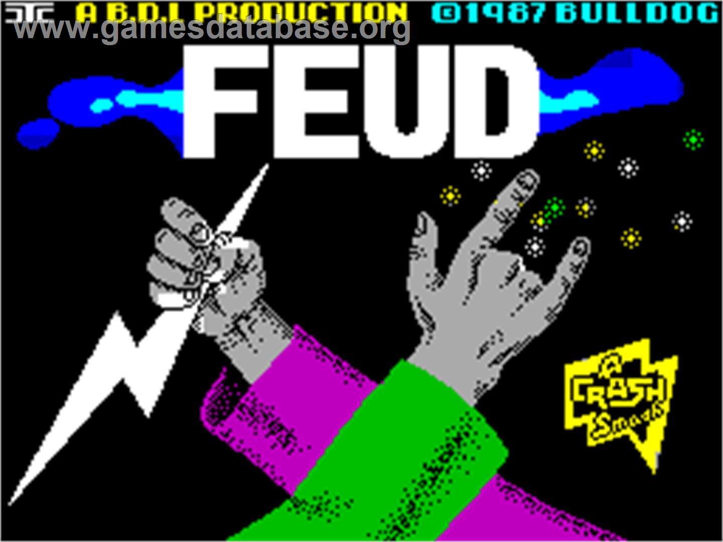 Feud - Sinclair ZX Spectrum - Artwork - Title Screen