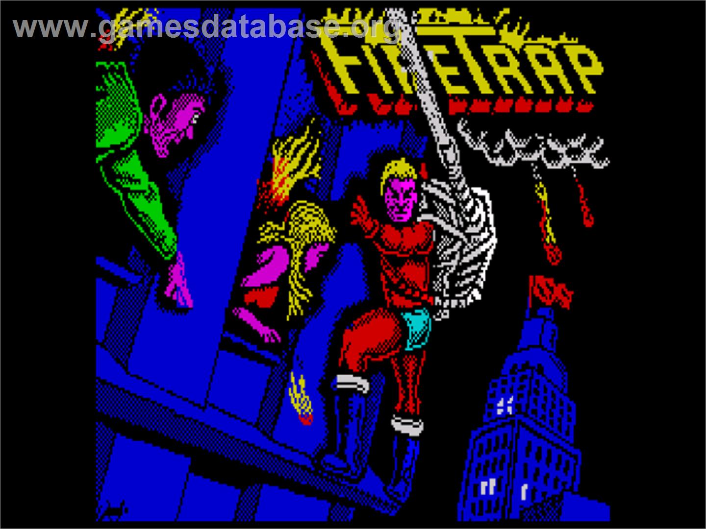 Fire Trap - Sinclair ZX Spectrum - Artwork - Title Screen