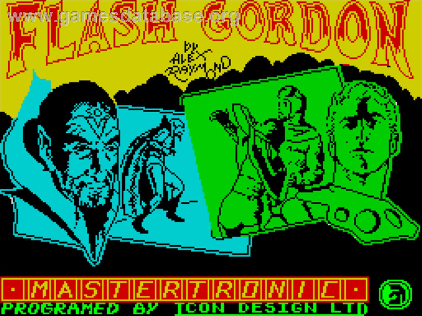 Flash Gordon - Sinclair ZX Spectrum - Artwork - Title Screen