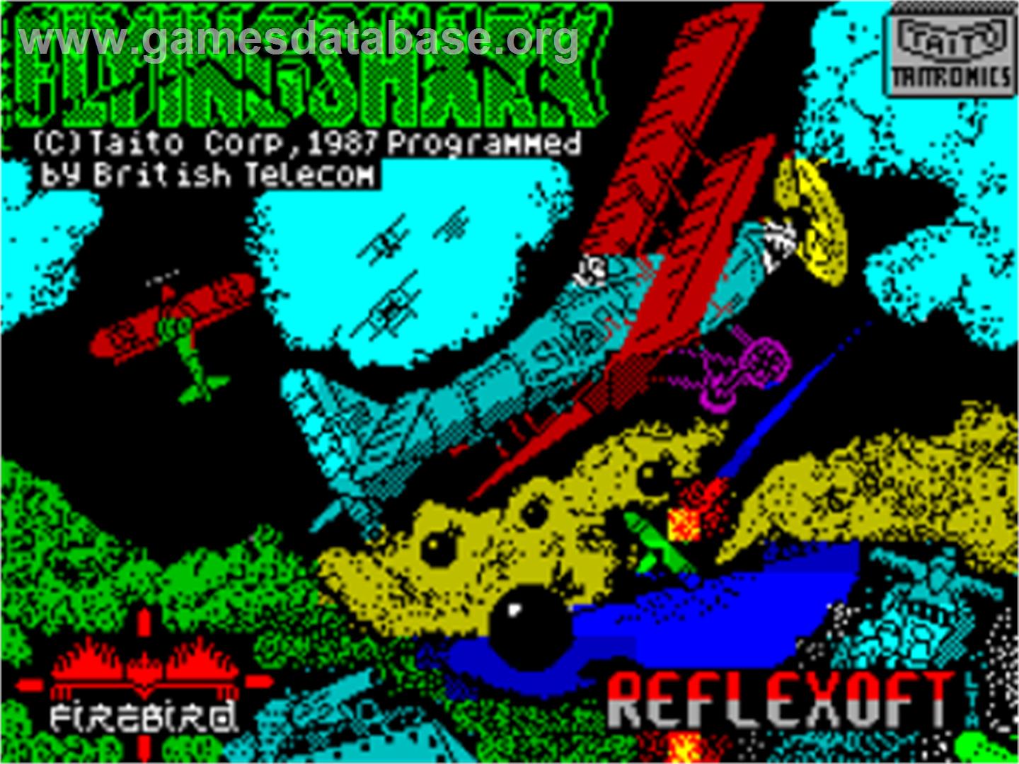 Flying Shark - Sinclair ZX Spectrum - Artwork - Title Screen
