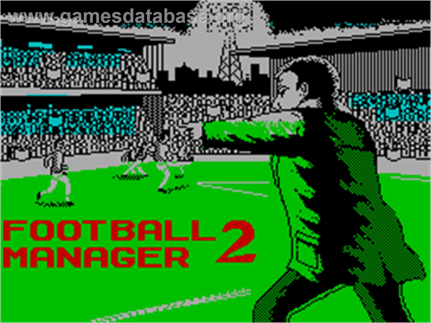 Football Manager 2 - Sinclair ZX Spectrum - Artwork - Title Screen