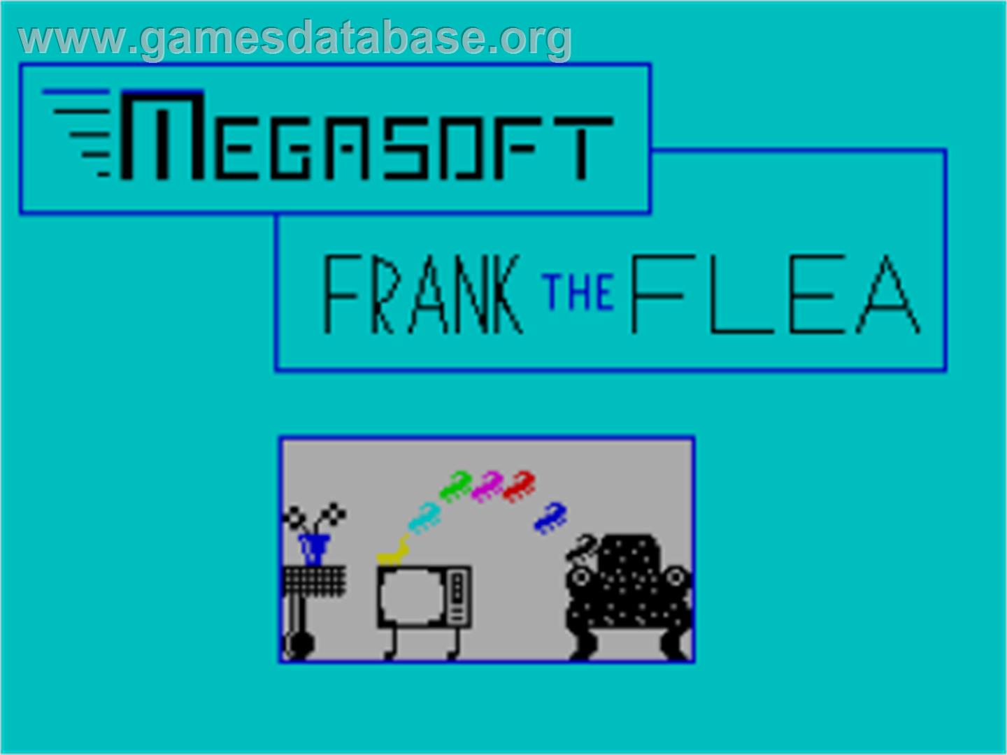 Frank The Flea - Sinclair ZX Spectrum - Artwork - Title Screen