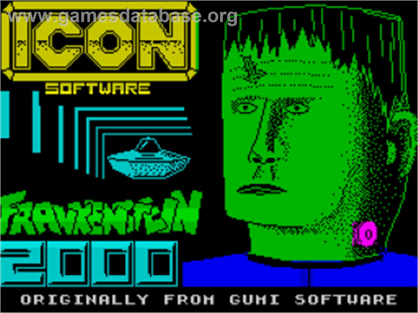 Frankenstein 2000 - Sinclair ZX Spectrum - Artwork - Title Screen