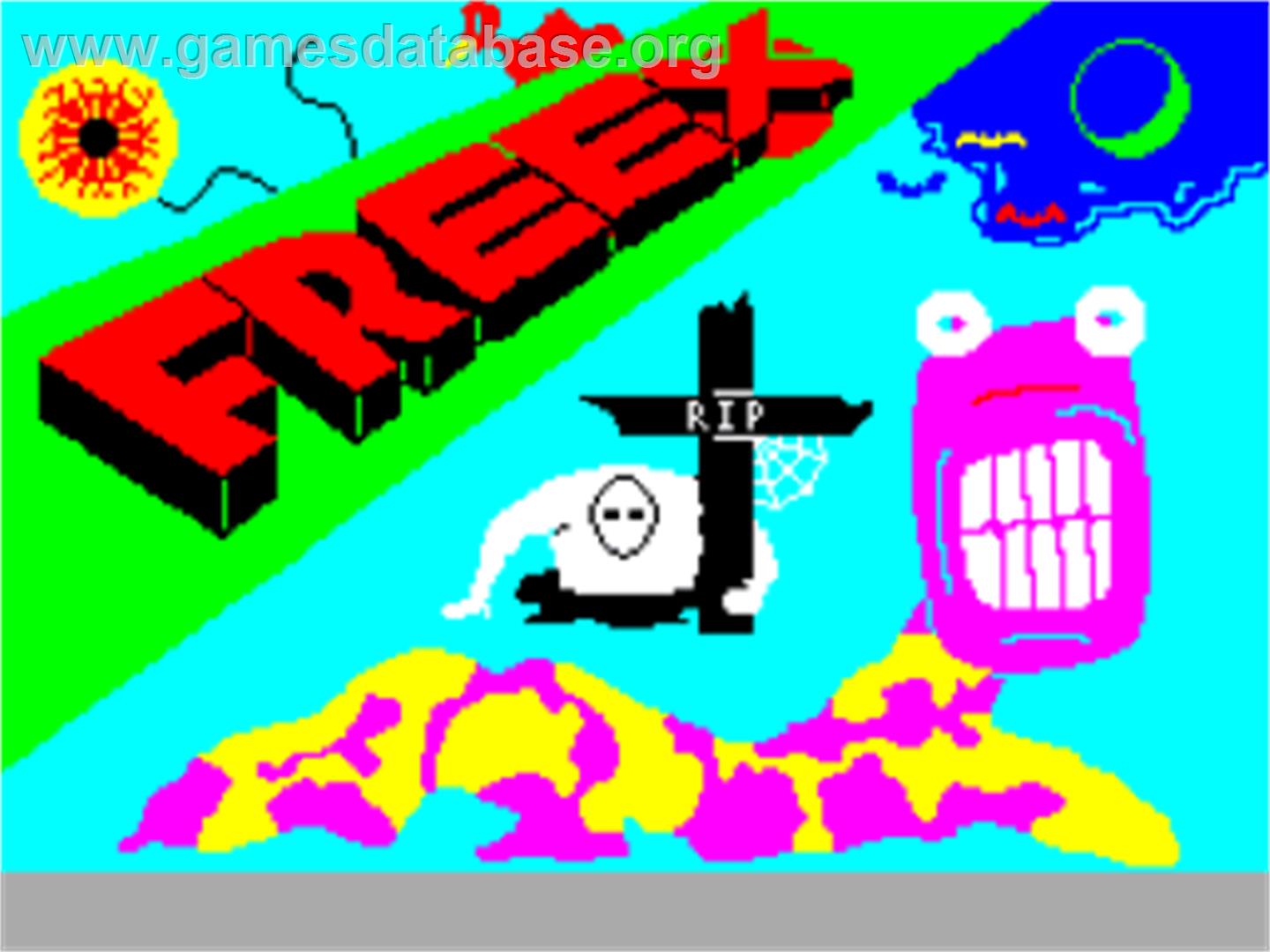 Freex - Sinclair ZX Spectrum - Artwork - Title Screen