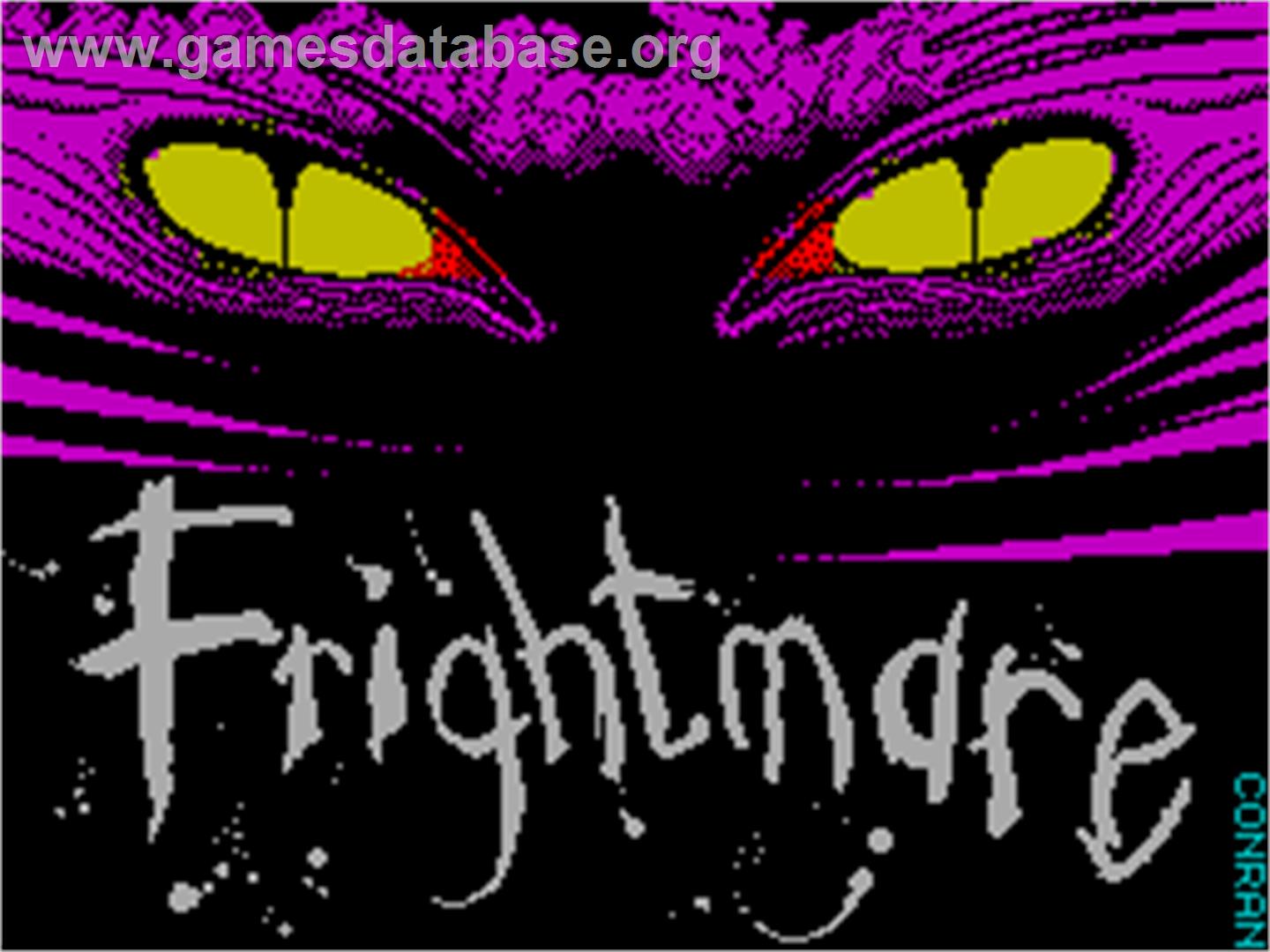 Frightmare - Sinclair ZX Spectrum - Artwork - Title Screen