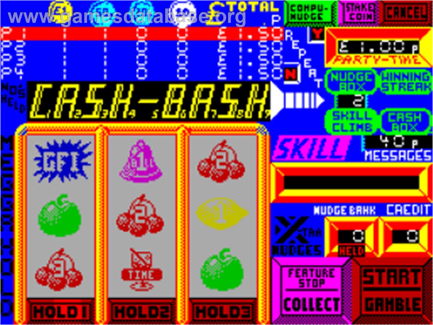 Fruit Machine Simulator - Sinclair ZX Spectrum - Artwork - Title Screen