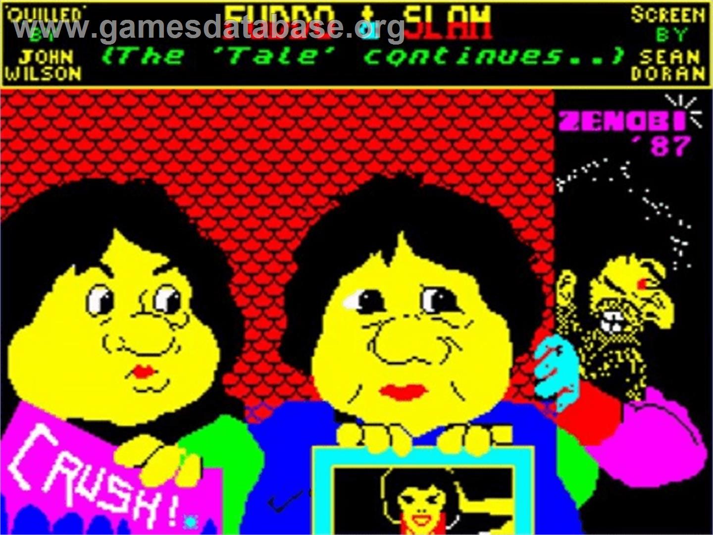 Fuddo And Slam - Sinclair ZX Spectrum - Artwork - Title Screen
