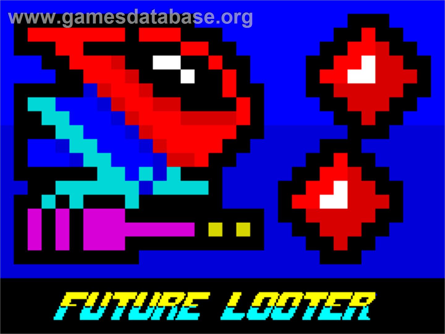 Future Looter - Sinclair ZX Spectrum - Artwork - Title Screen