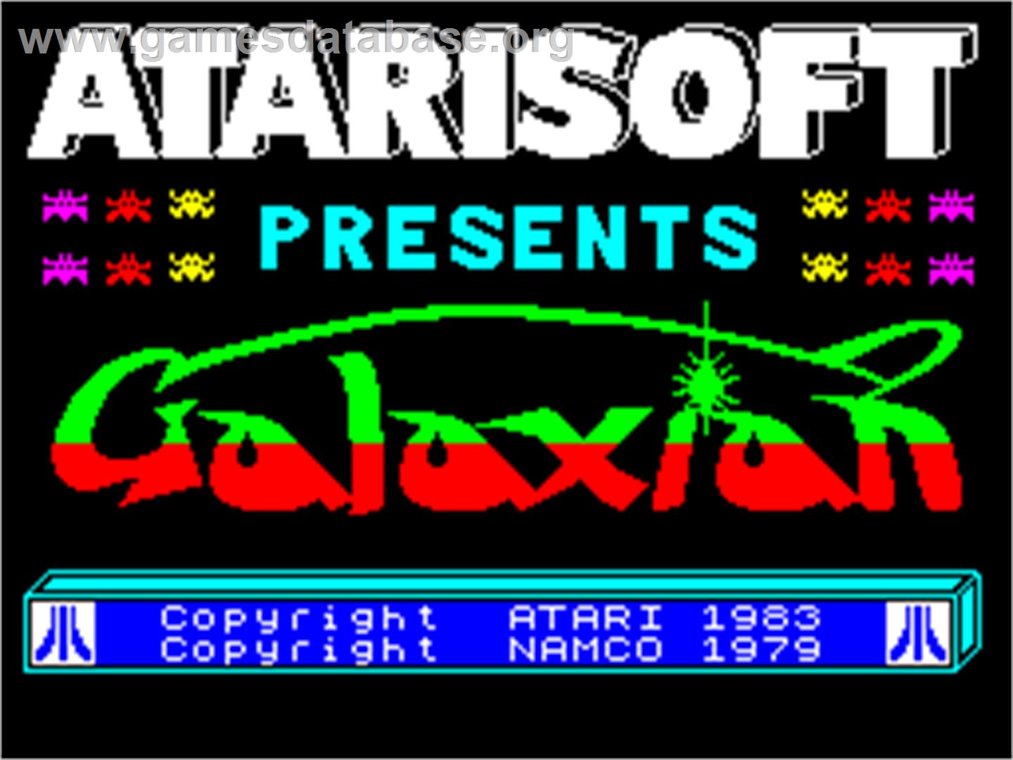 Galaxian - Sinclair ZX Spectrum - Artwork - Title Screen