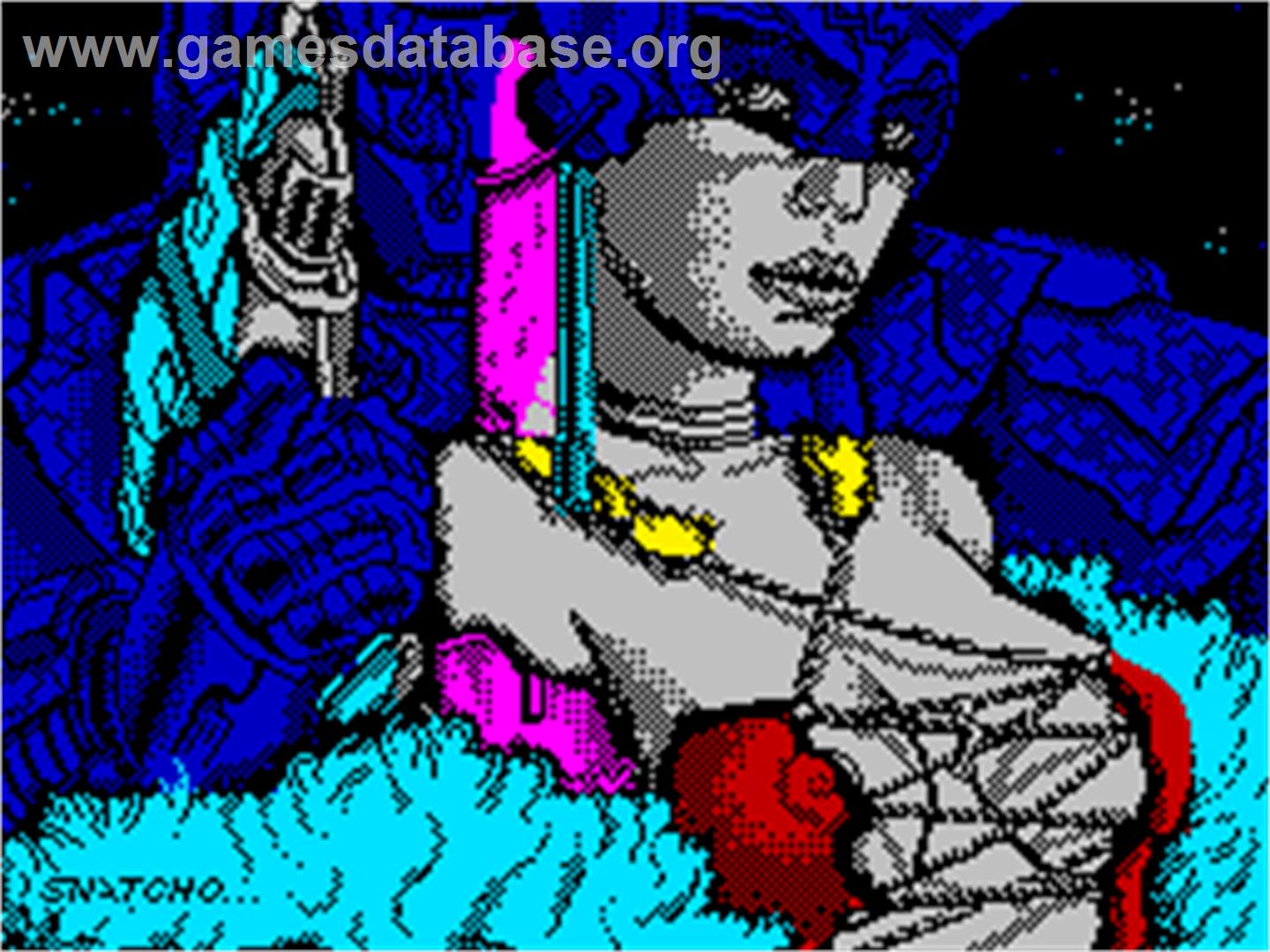 Game Over - Sinclair ZX Spectrum - Artwork - Title Screen