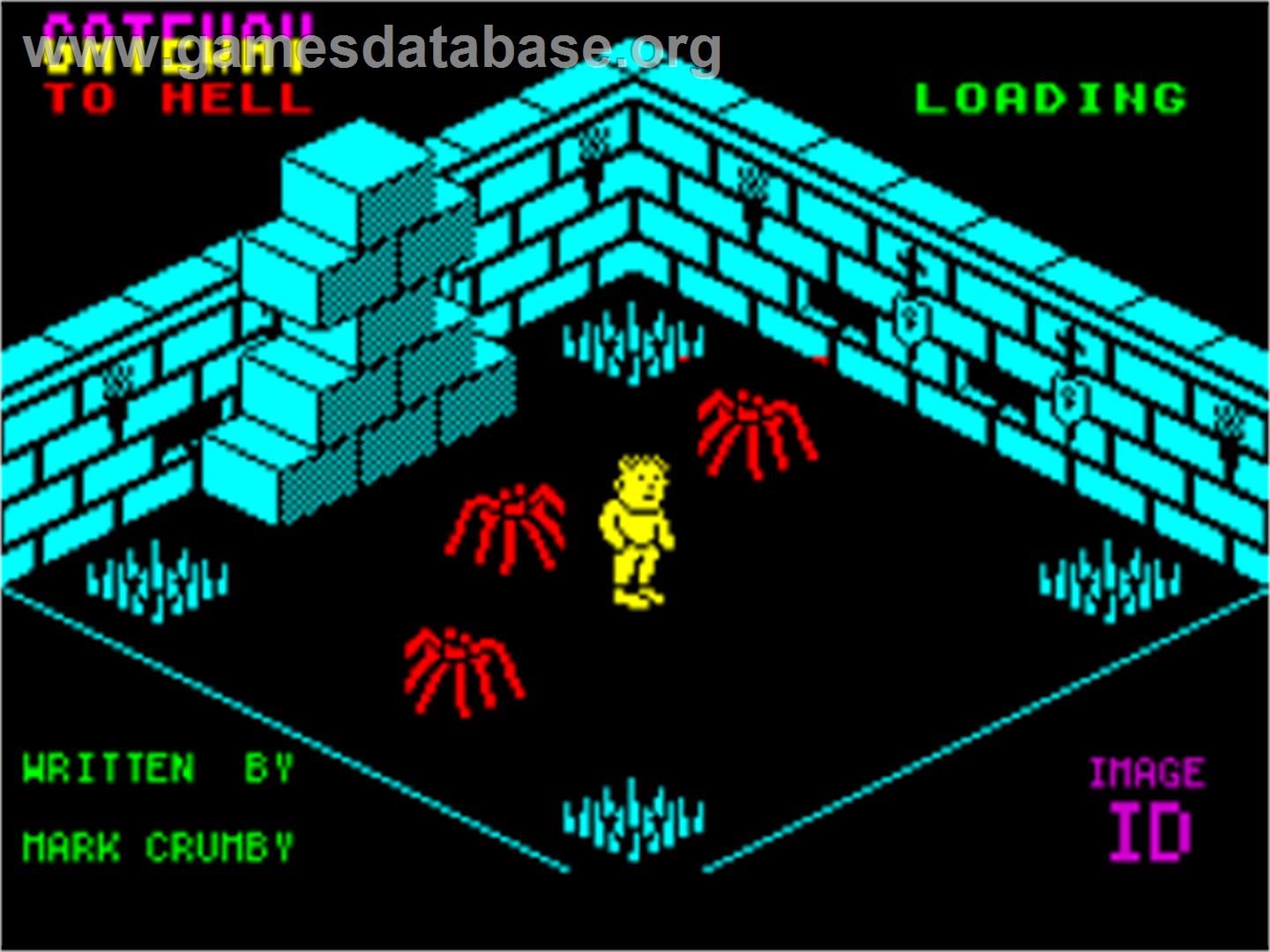 Gateway To Hell - Sinclair ZX Spectrum - Artwork - Title Screen