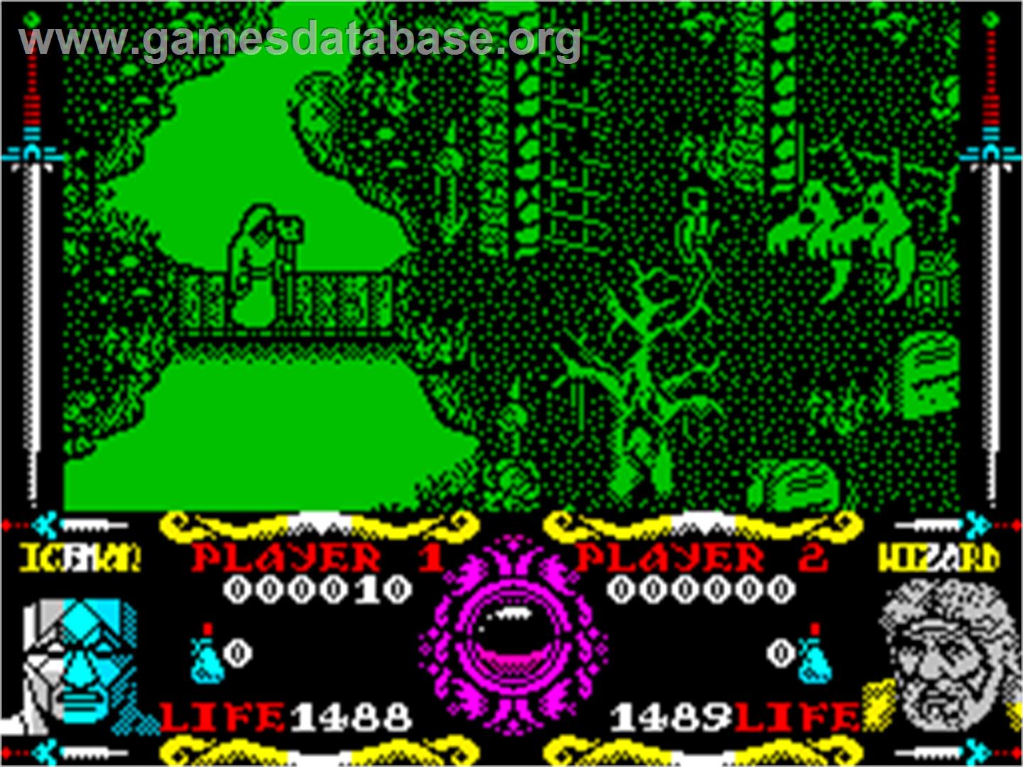 Gauntlet III: The Final Quest - Sinclair ZX Spectrum - Artwork - Title Screen