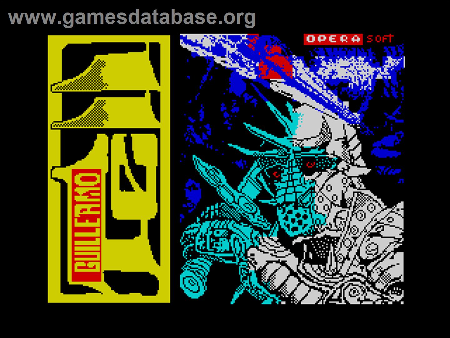 Guillermo Tell - Sinclair ZX Spectrum - Artwork - Title Screen