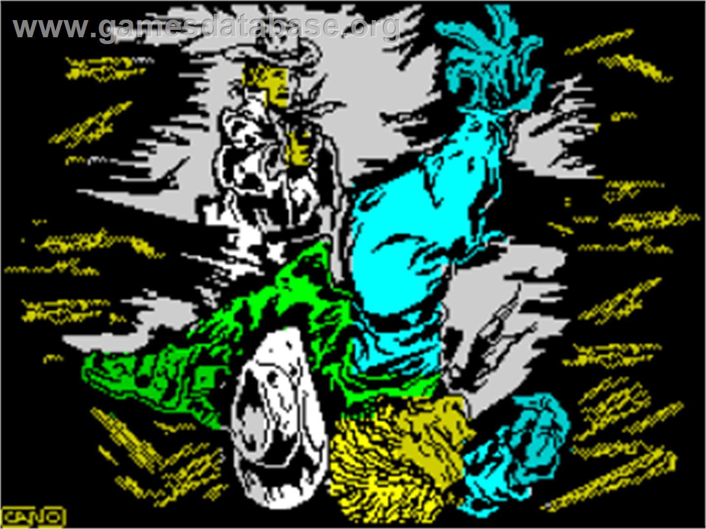 Gun.Smoke - Sinclair ZX Spectrum - Artwork - Title Screen