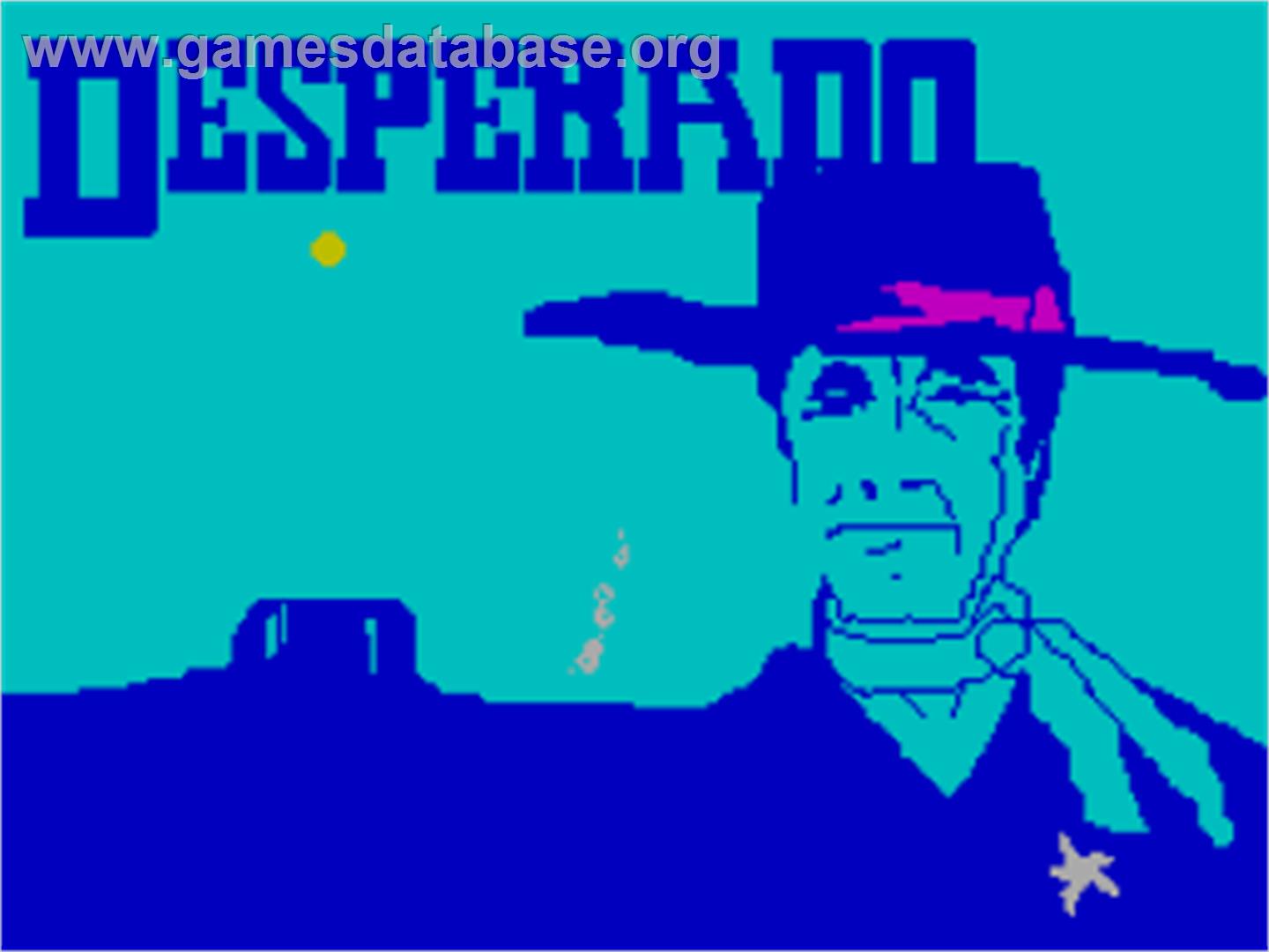 Gunsmoke - Sinclair ZX Spectrum - Artwork - Title Screen