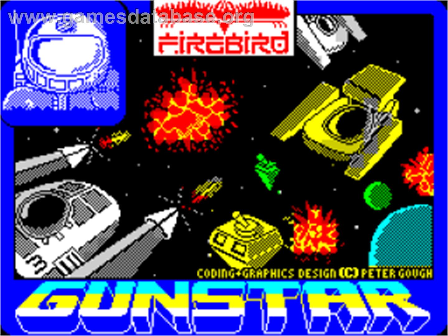Gunstar - Sinclair ZX Spectrum - Artwork - Title Screen