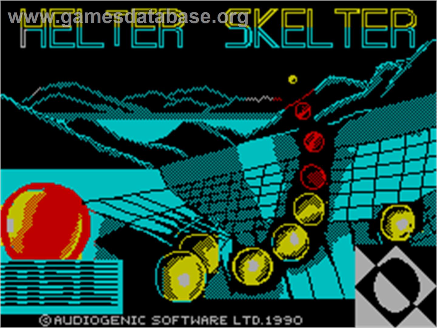 Helter Skelter - Sinclair ZX Spectrum - Artwork - Title Screen