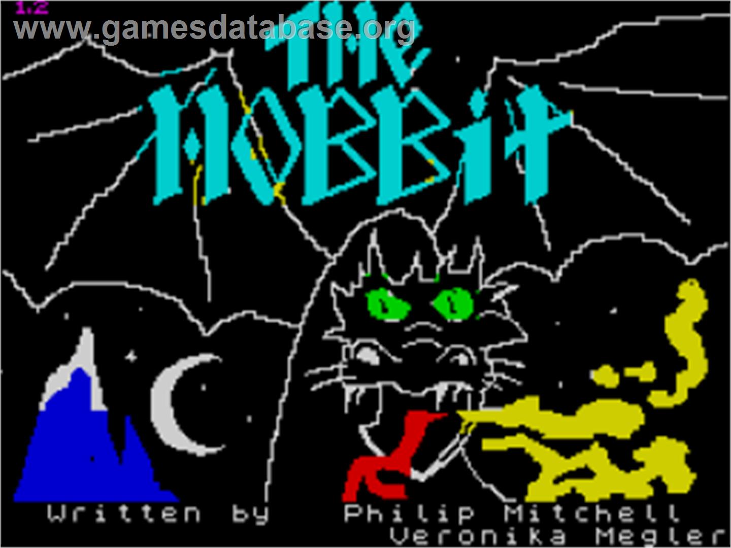 Hobbit, The - Sinclair ZX Spectrum - Artwork - Title Screen
