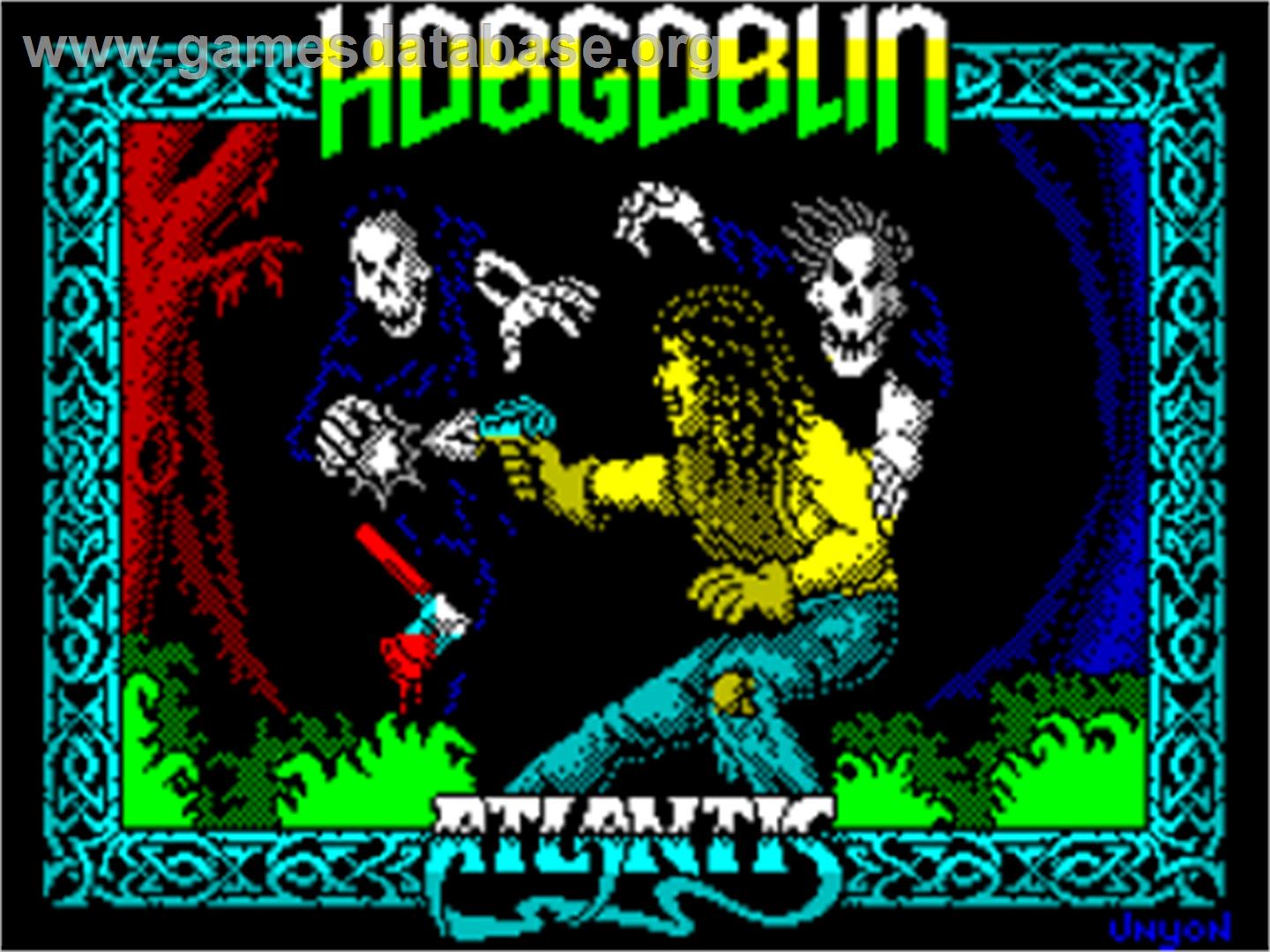 Hobgoblin - Sinclair ZX Spectrum - Artwork - Title Screen