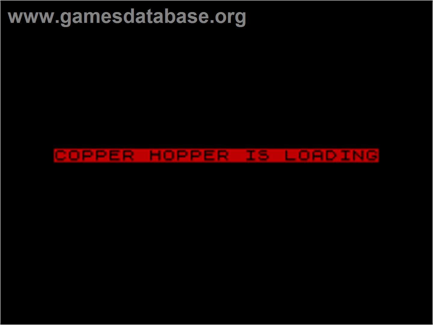 Hopper Copper - Sinclair ZX Spectrum - Artwork - Title Screen