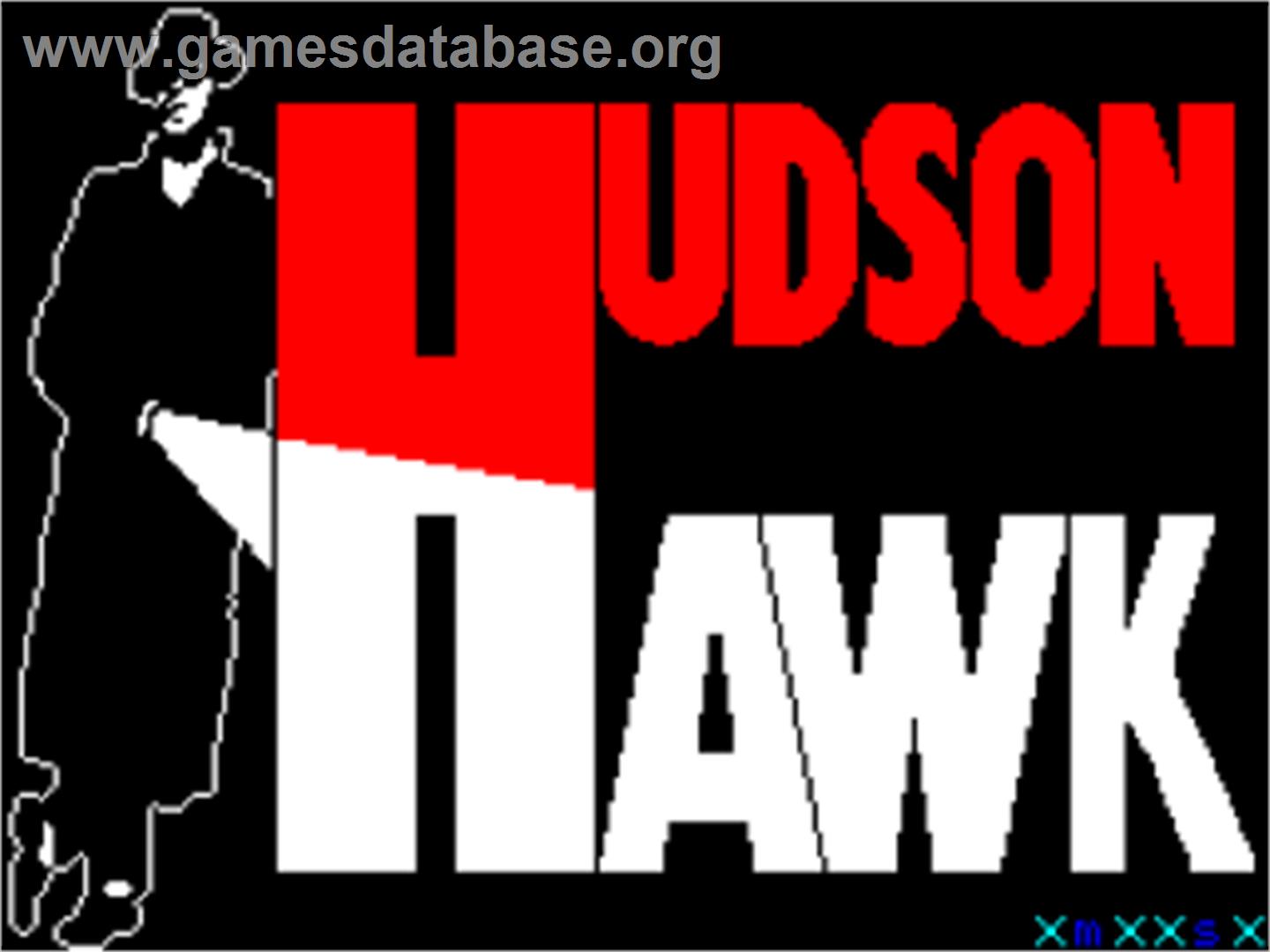 Hudson Hawk - Sinclair ZX Spectrum - Artwork - Title Screen