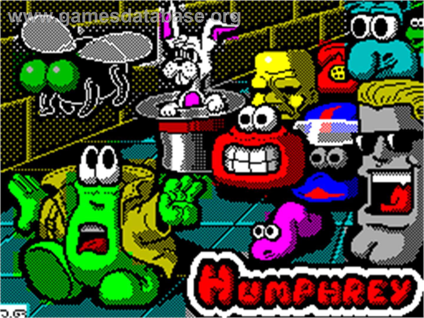 Humphrey - Sinclair ZX Spectrum - Artwork - Title Screen