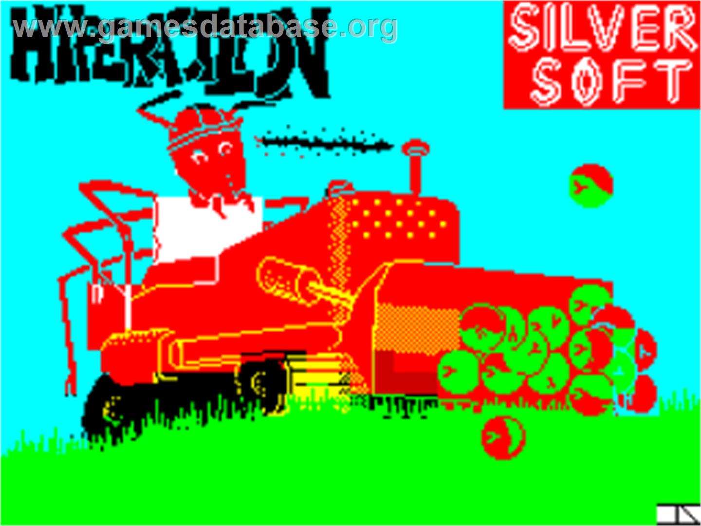 Hyper Action - Sinclair ZX Spectrum - Artwork - Title Screen