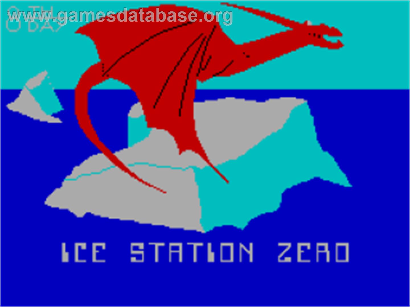 Ice Station Zero - Sinclair ZX Spectrum - Artwork - Title Screen