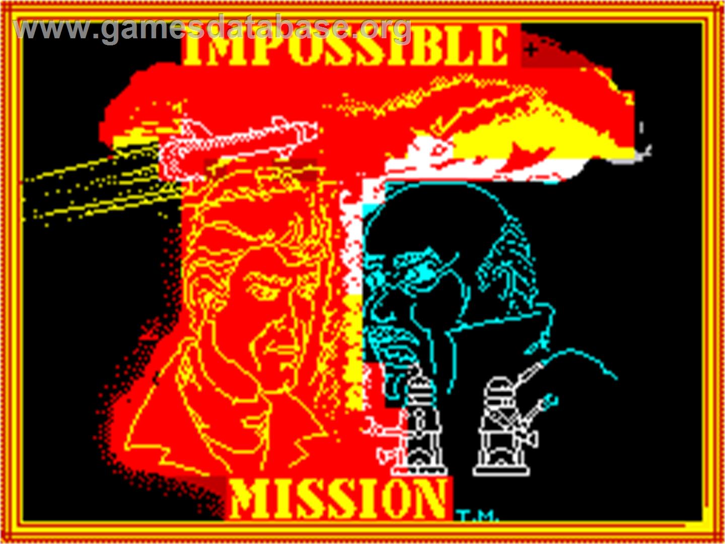 Impossible Mission - Sinclair ZX Spectrum - Artwork - Title Screen