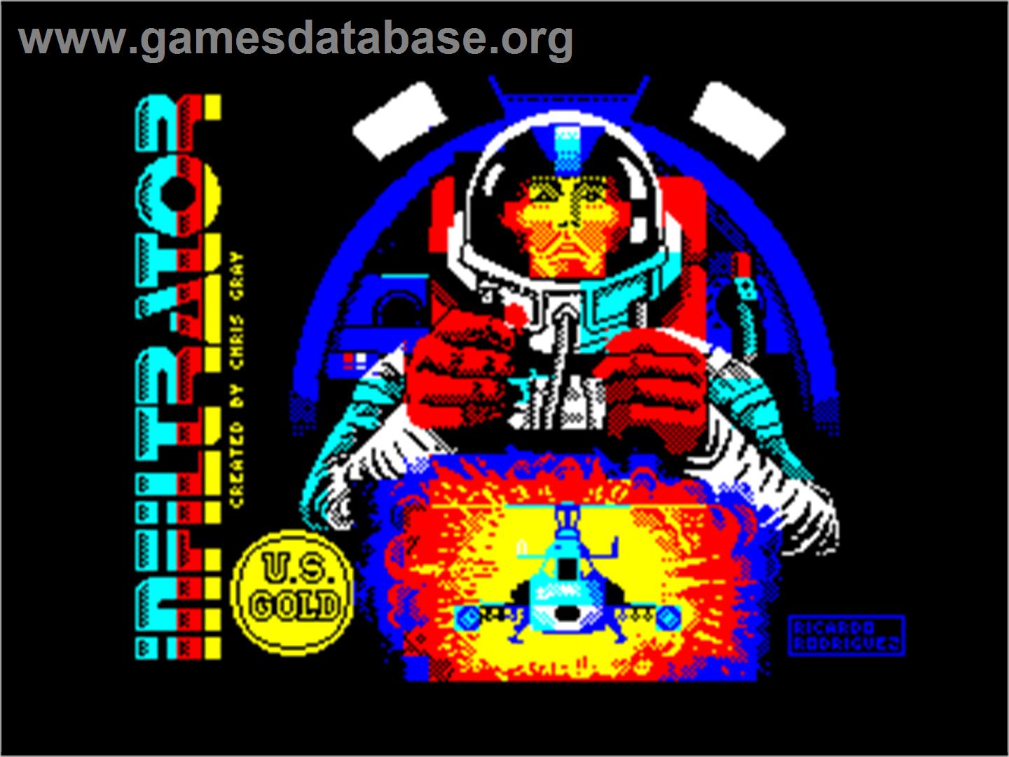 Infiltrator - Sinclair ZX Spectrum - Artwork - Title Screen
