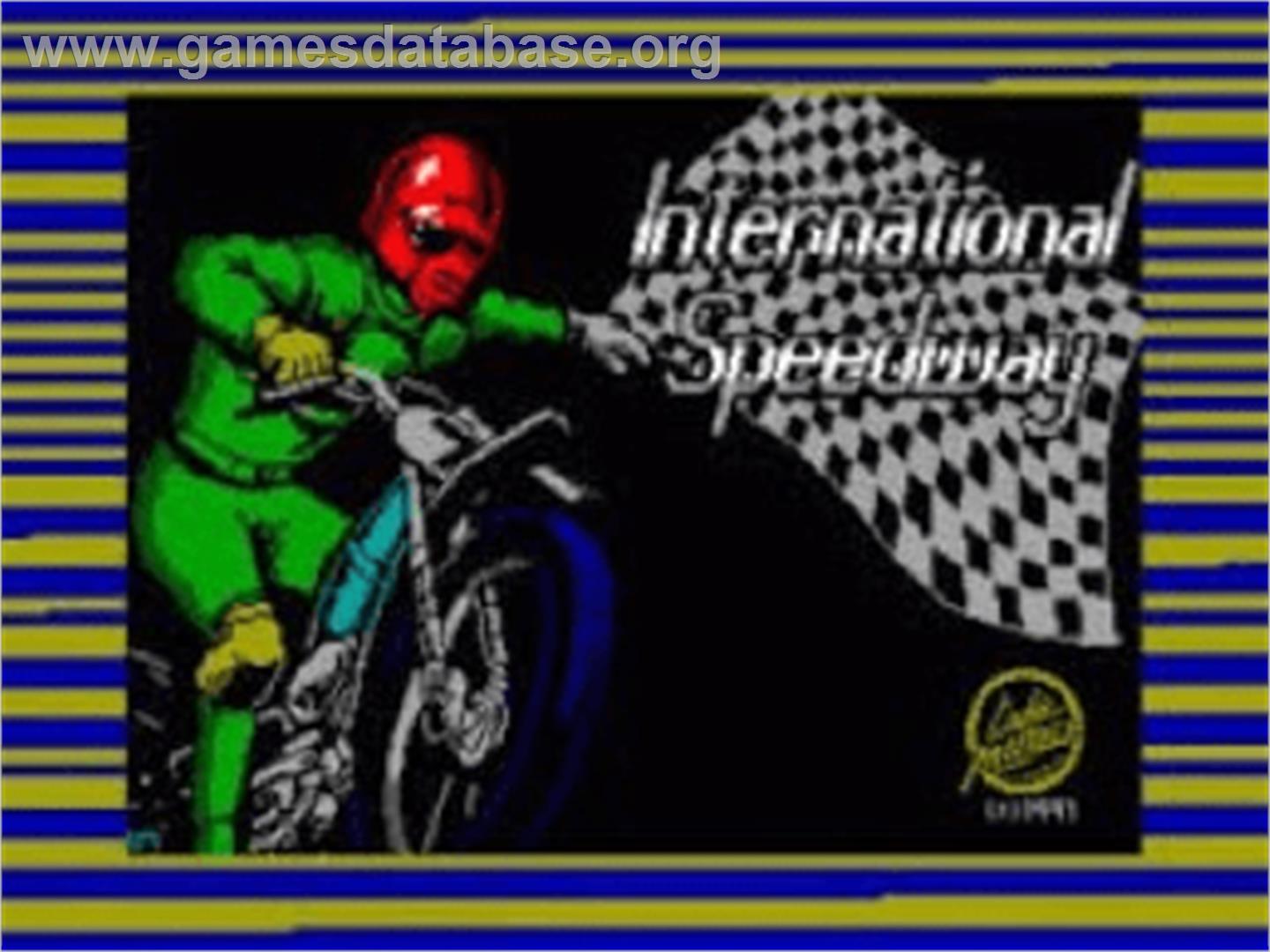 International Speedway - Sinclair ZX Spectrum - Artwork - Title Screen