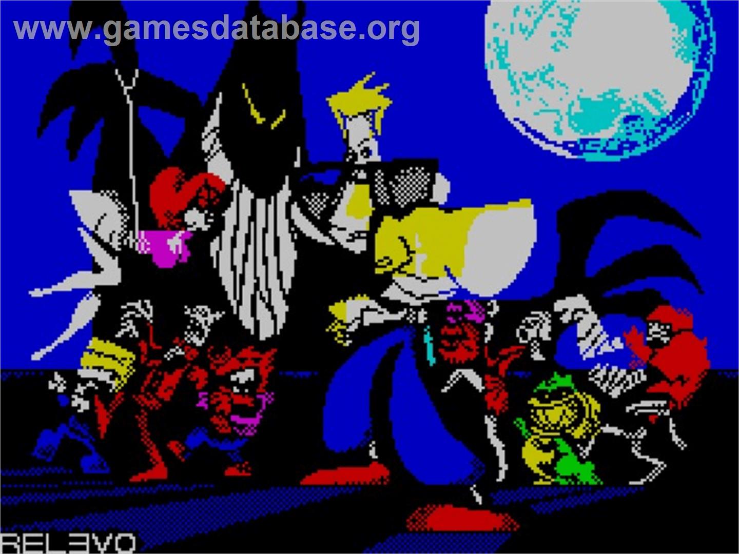 Invasion Of The Zombie Monsters - Sinclair ZX Spectrum - Artwork - Title Screen