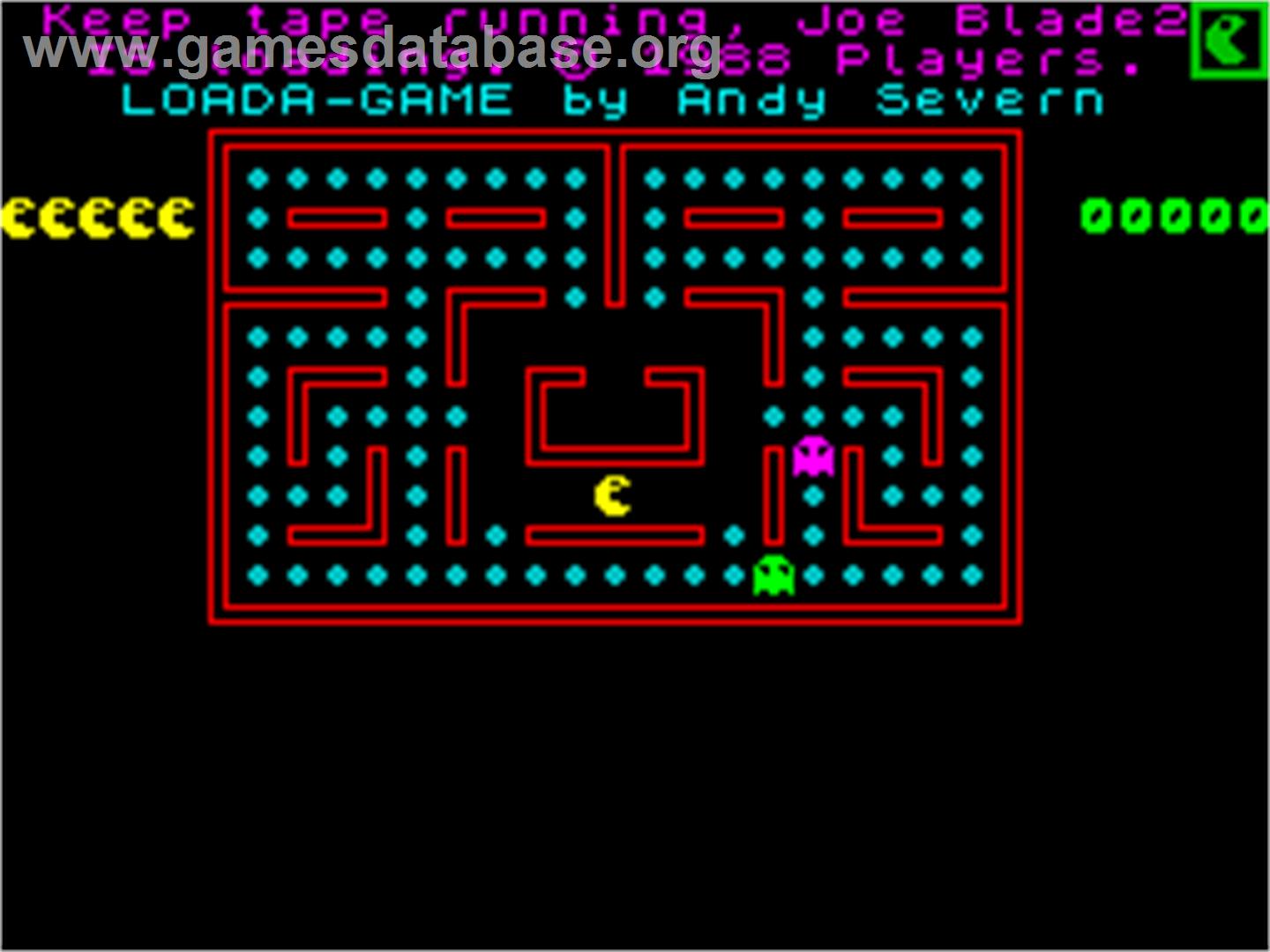 Joe Blade II - Sinclair ZX Spectrum - Artwork - Title Screen