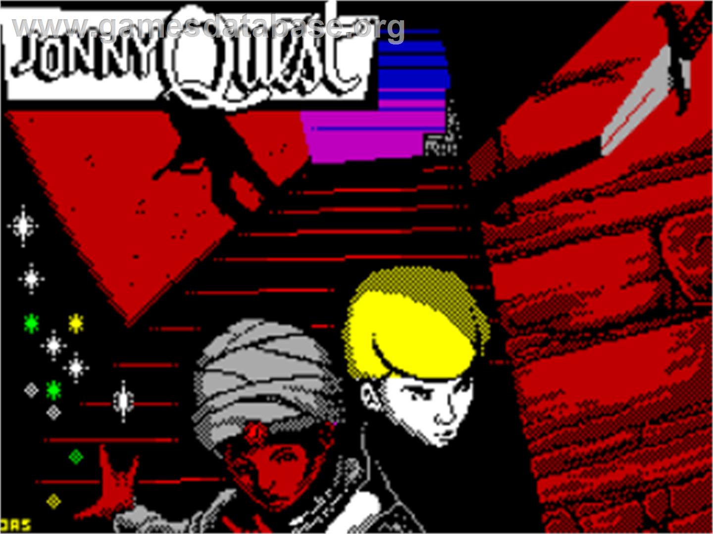 Jonny Quest - Sinclair ZX Spectrum - Artwork - Title Screen