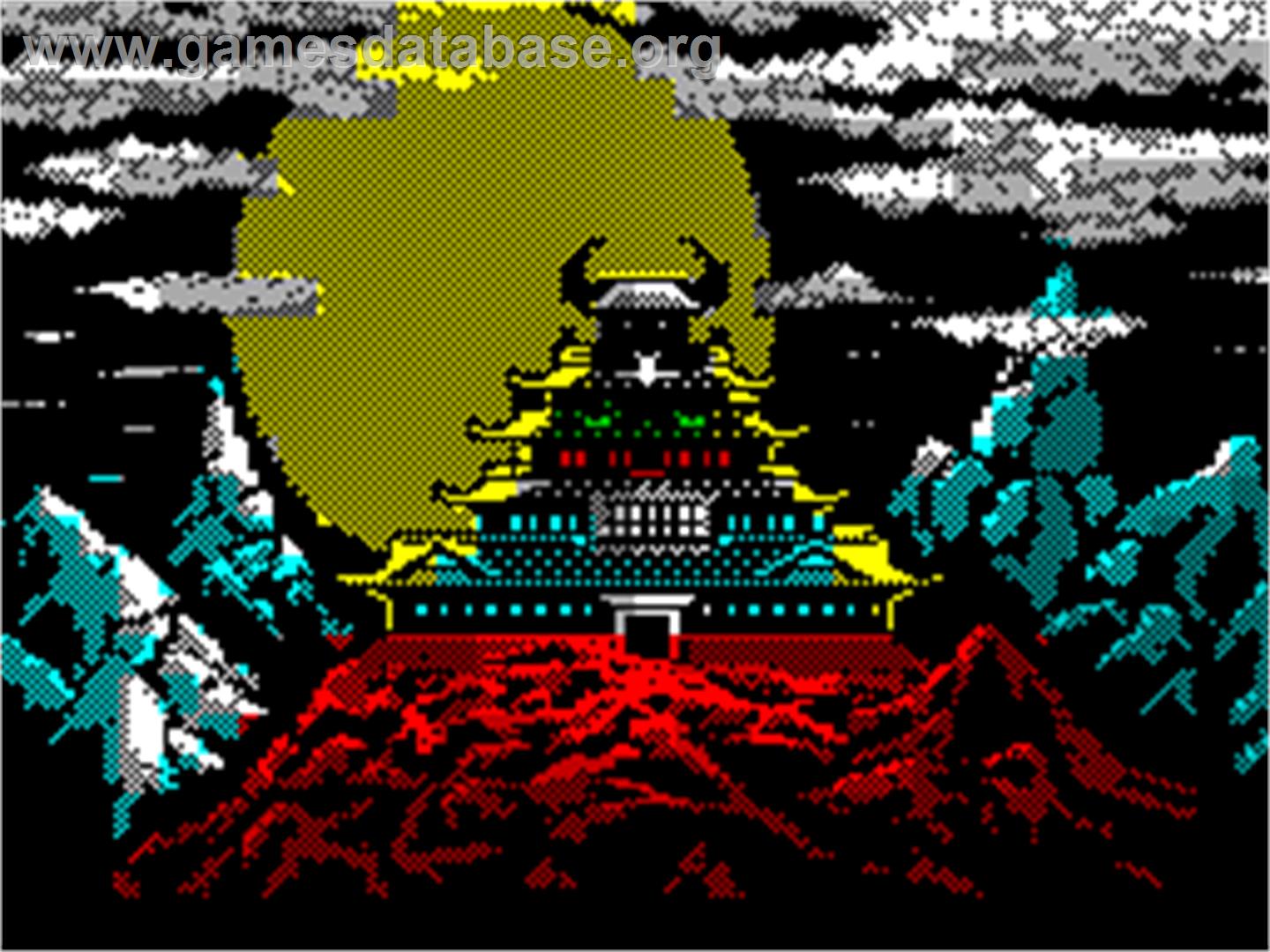 Karateka - Sinclair ZX Spectrum - Artwork - Title Screen