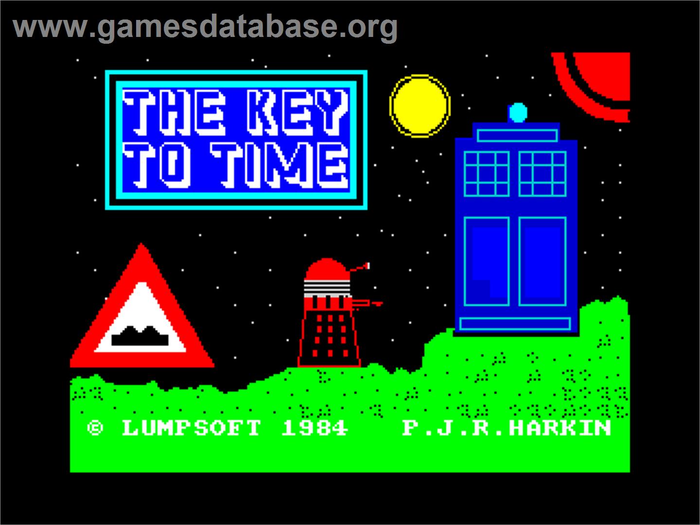 Key To Time, The - Sinclair ZX Spectrum - Artwork - Title Screen