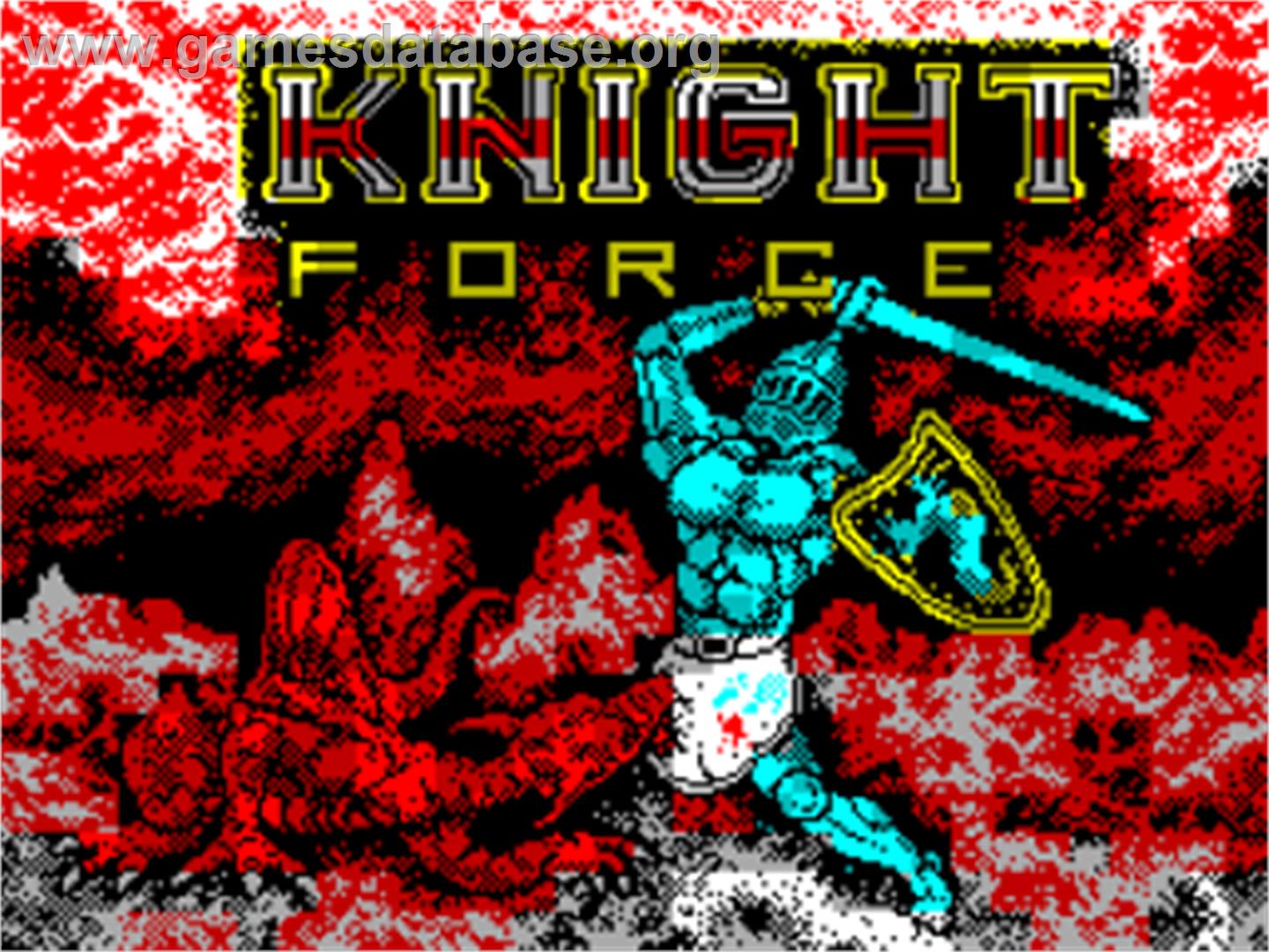 Knight Force - Sinclair ZX Spectrum - Artwork - Title Screen