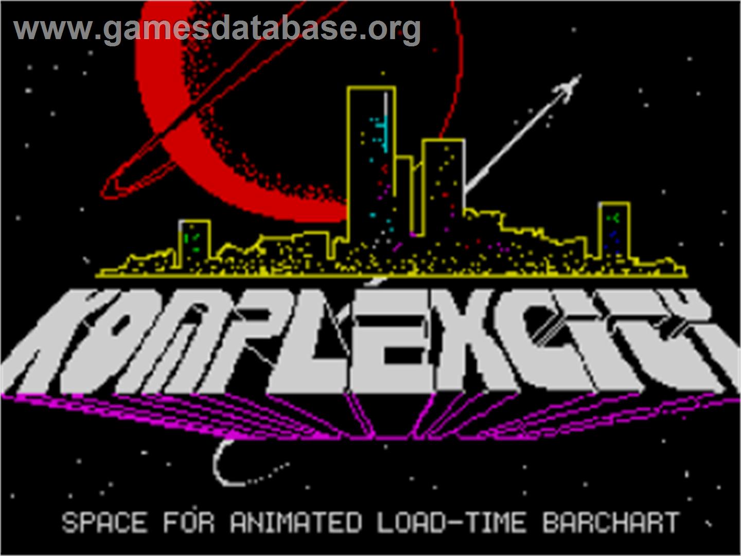 Komplex City - Sinclair ZX Spectrum - Artwork - Title Screen