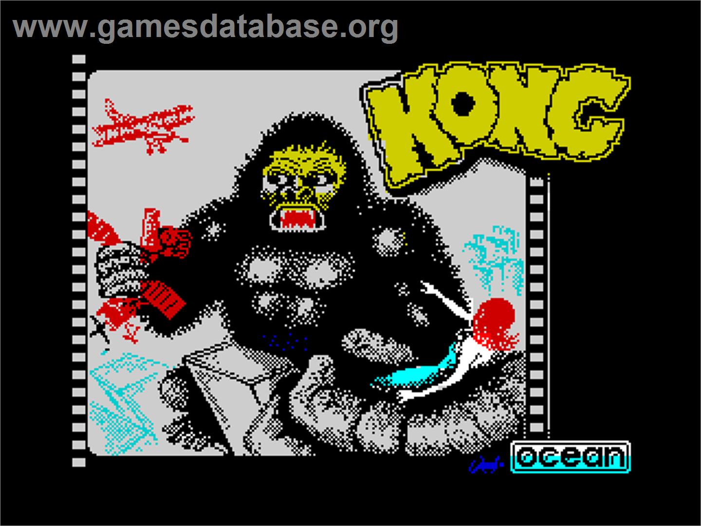Kong - Sinclair ZX Spectrum - Artwork - Title Screen
