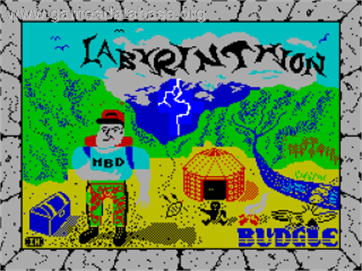 Labyrinthion - Sinclair ZX Spectrum - Artwork - Title Screen