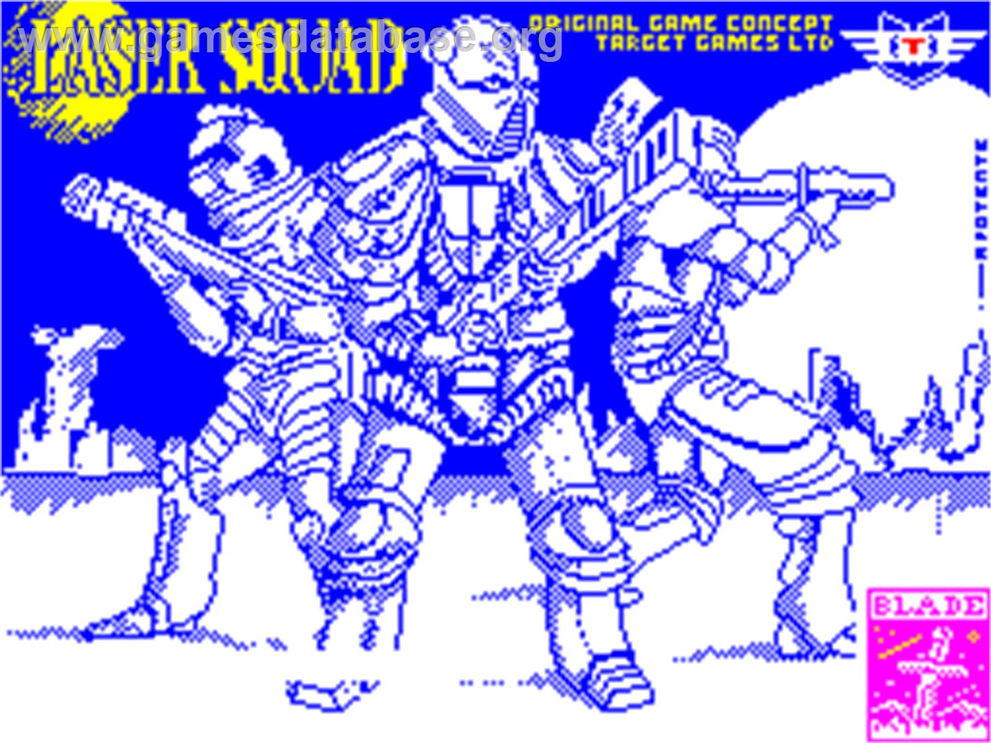 Laser Squad - Sinclair ZX Spectrum - Artwork - Title Screen
