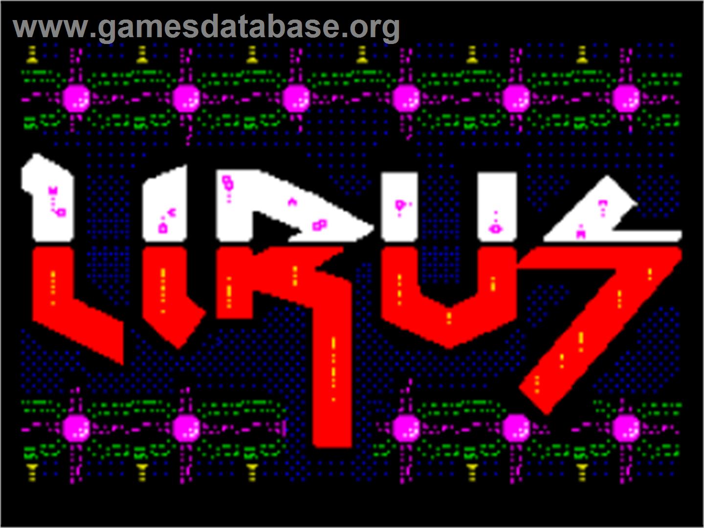 Lirus - Sinclair ZX Spectrum - Artwork - Title Screen