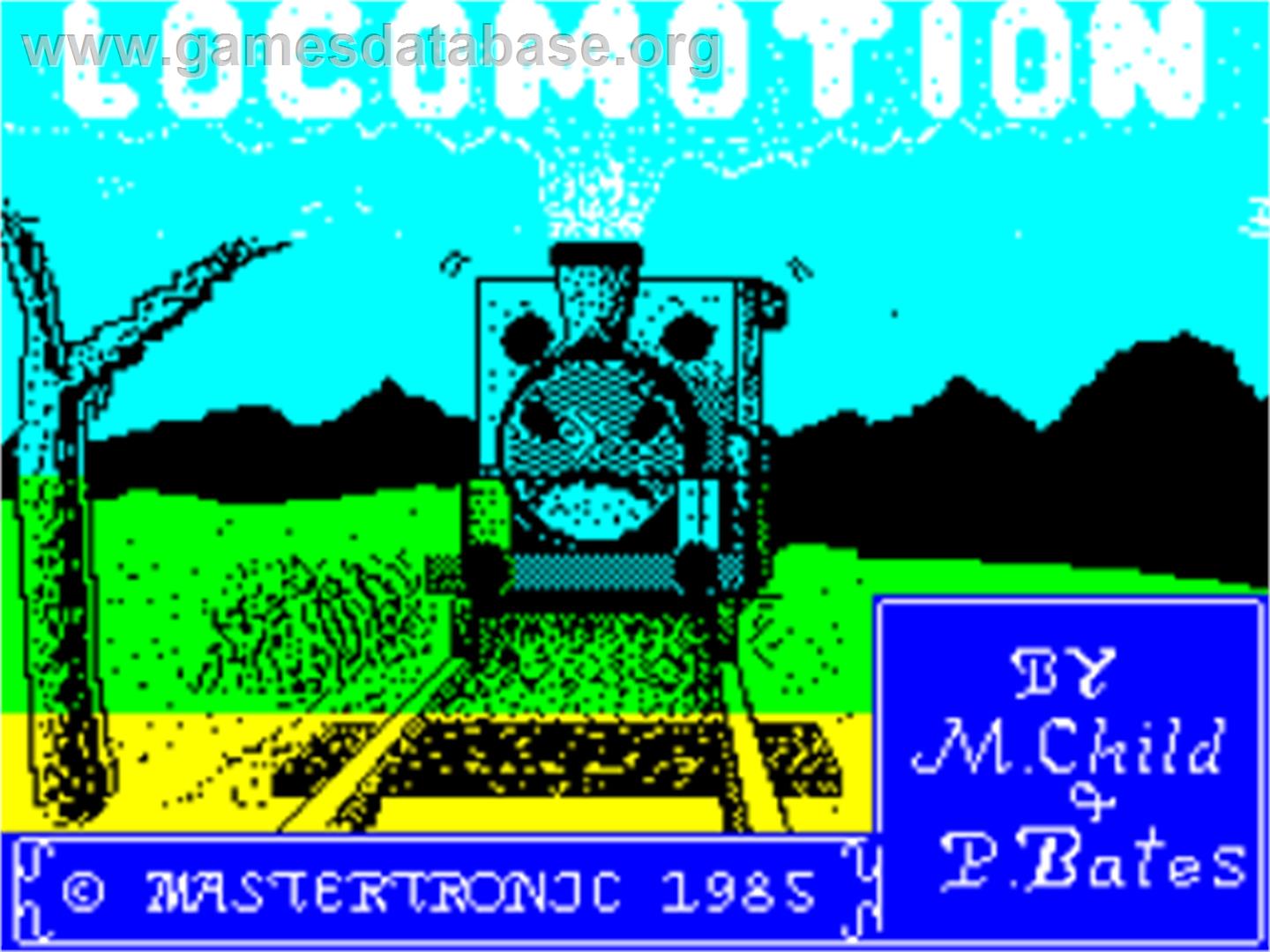 Loco Motion - Sinclair ZX Spectrum - Artwork - Title Screen